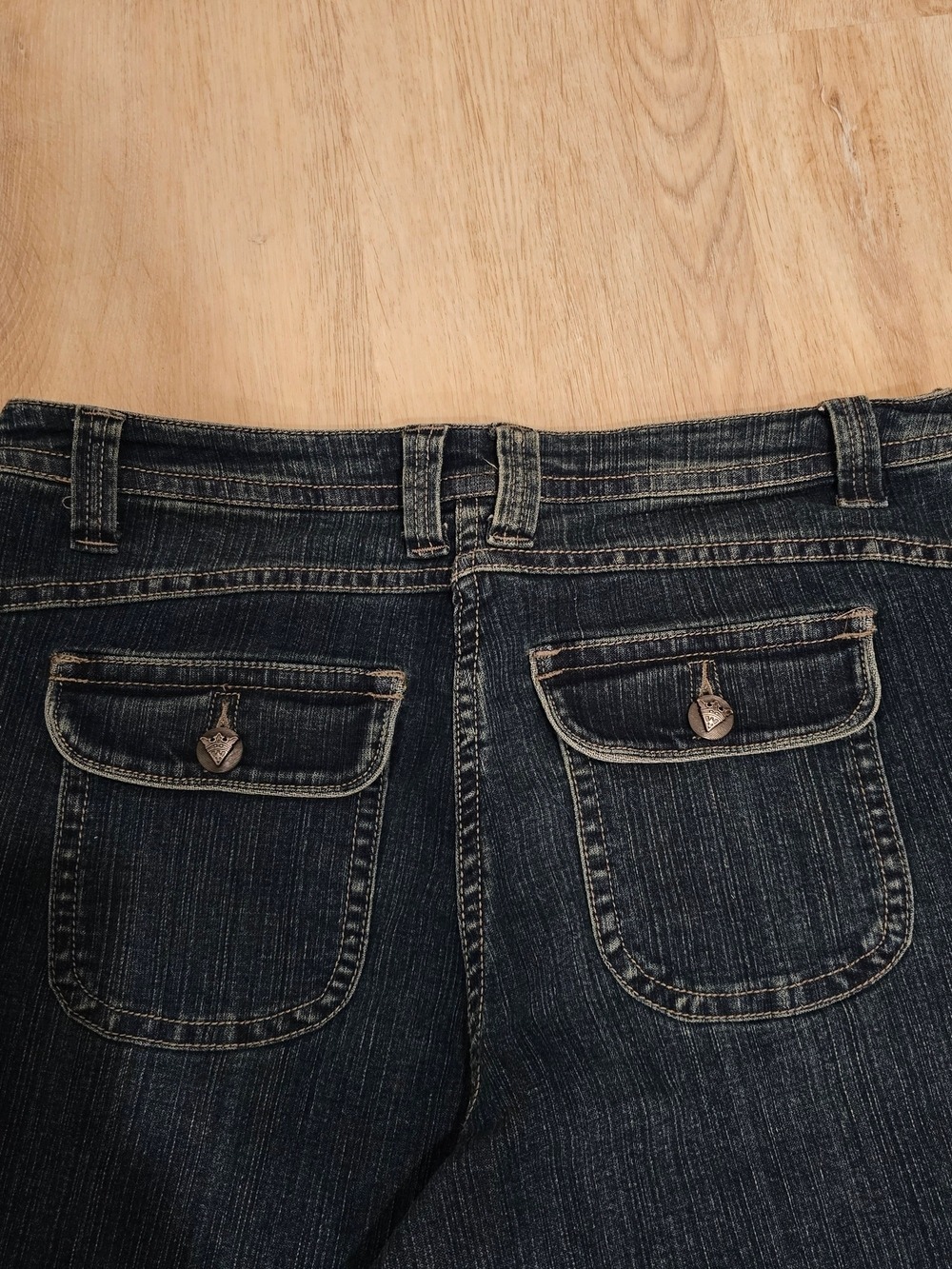 MXM Dark Wash Wide Leg Jeans - Picture 7 of 10